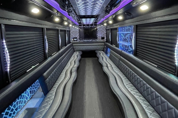 Hampton Party Bus Interior