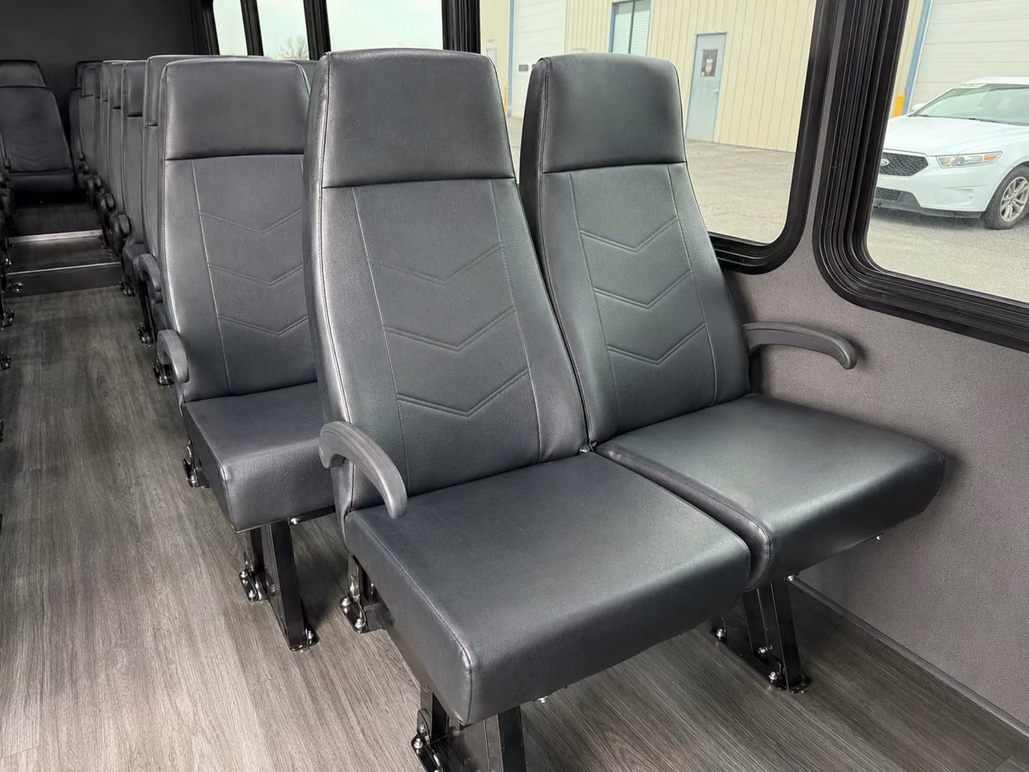 15 passenger minibus interior