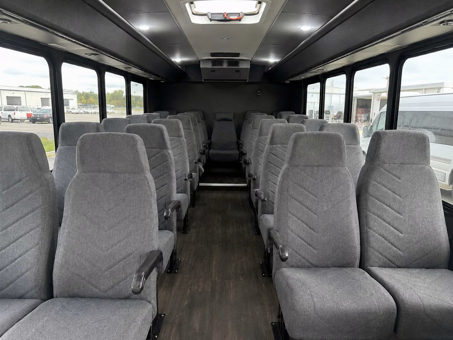 20 passenger minibus interior