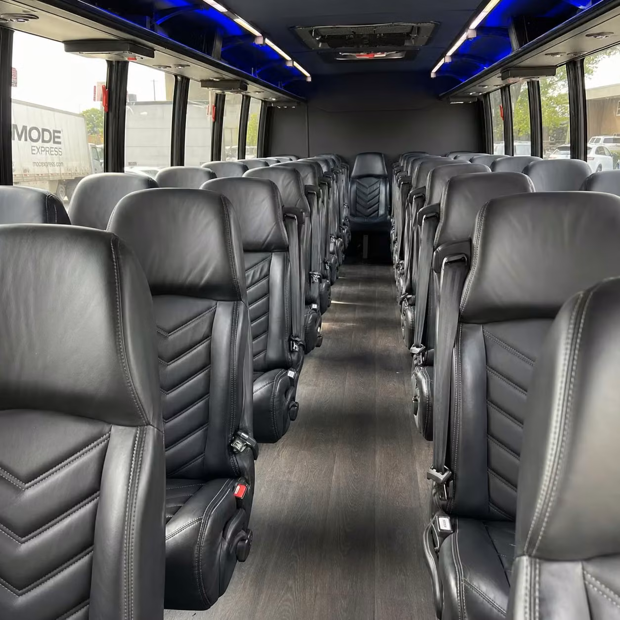 25 passenger minibus inside