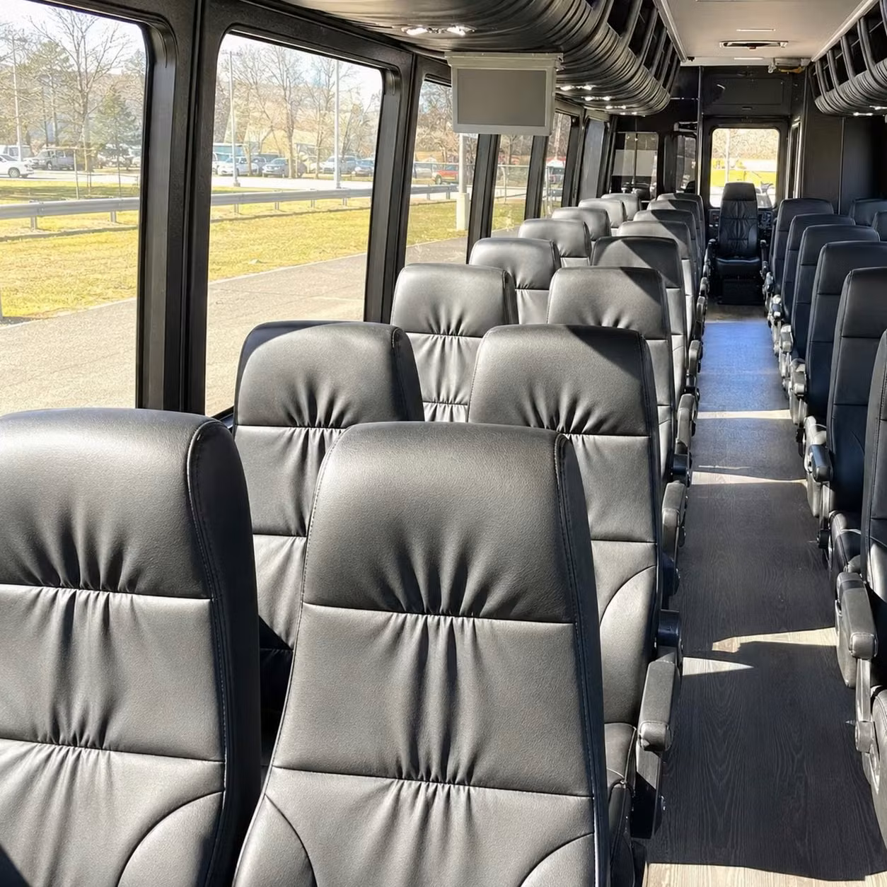 28 passenger minibus inside