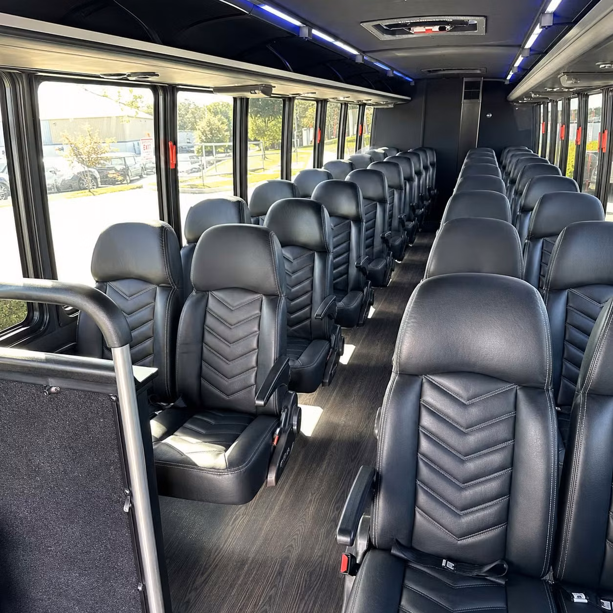 35 passenger minibus inside