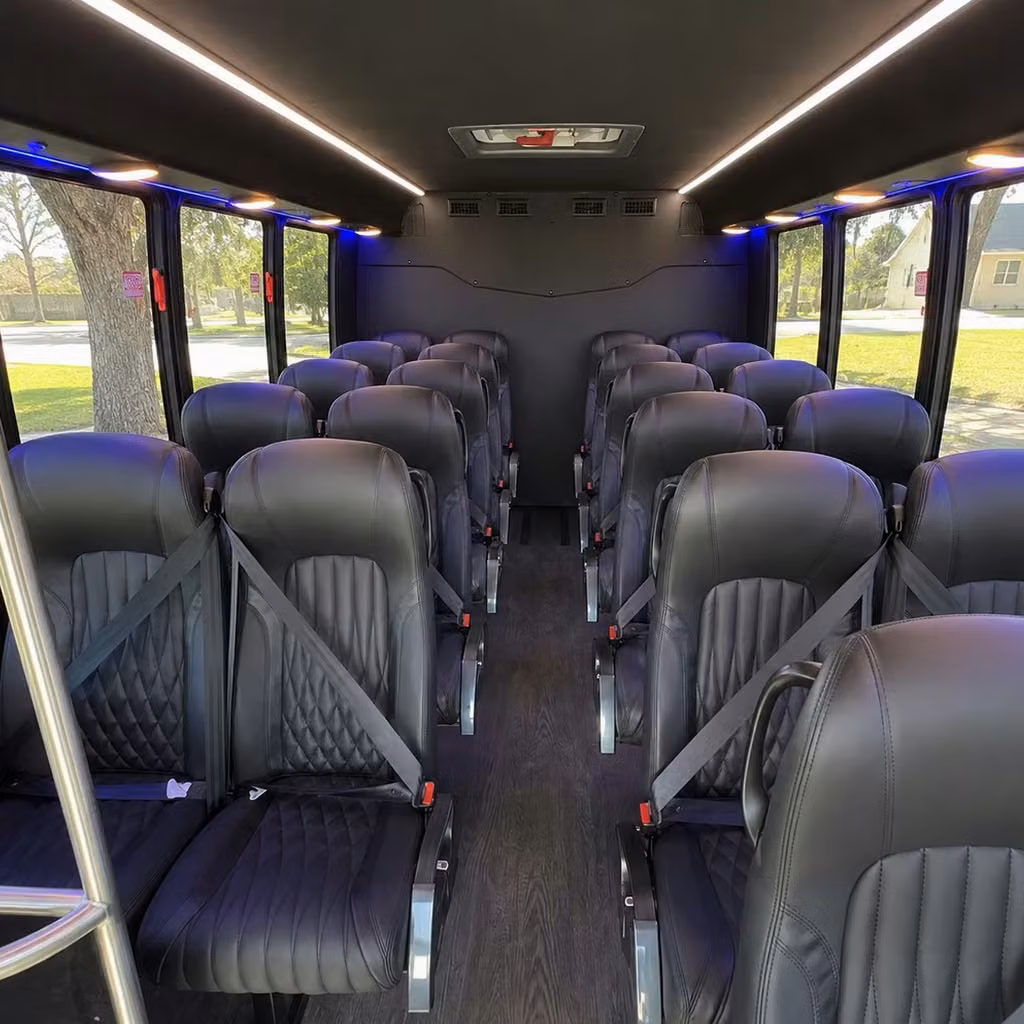 35 passenger minibus interior