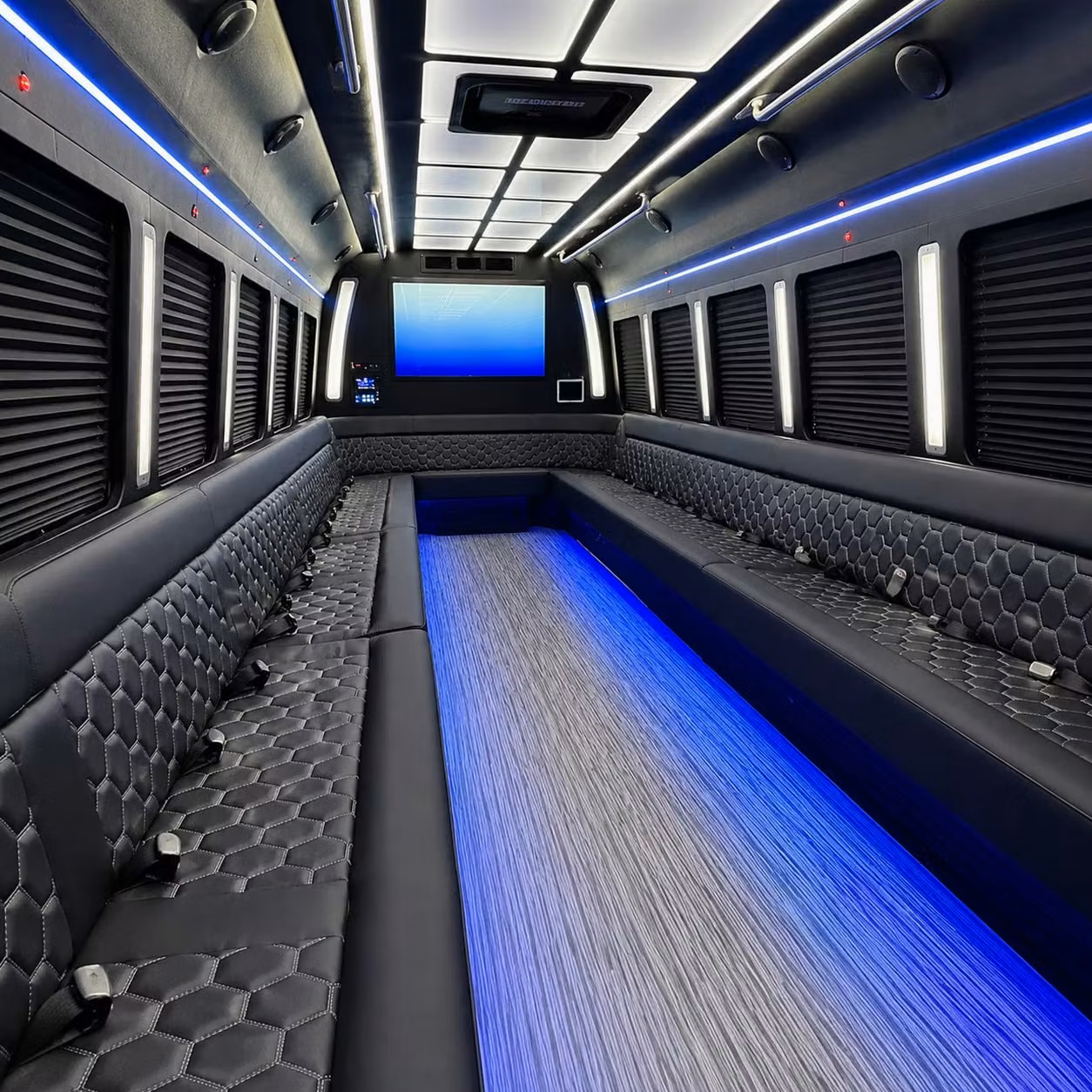 party bus interior