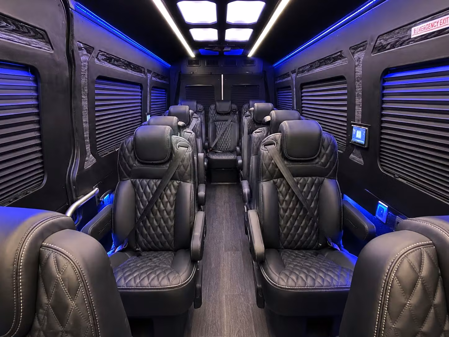 sprinter van with driver interior